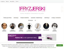 Tablet Screenshot of kurierfryzjerski.pl